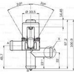 Bosch Βαλβίδα Ελέγχου Ψυκτικού - 1 147 412 282