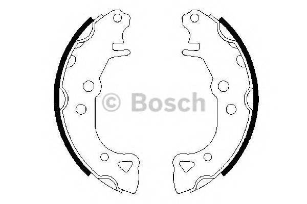 Bosch Σετ Σιαγόνων Φρένων - 0 986 487 252