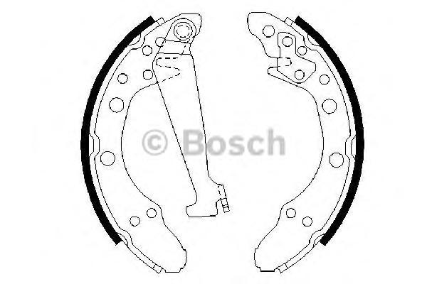 Bosch Σετ Σιαγόνων Φρένων - 0 986 487 270