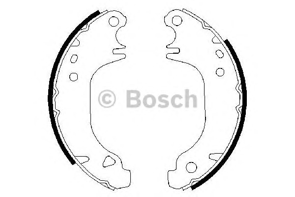 Bosch Σετ Σιαγόνων Φρένων - 0 986 487 274