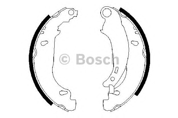 Bosch Σετ Σιαγόνων Φρένων - 0 986 487 568