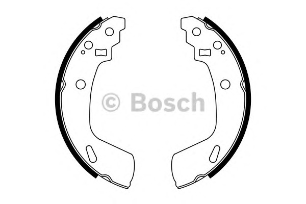 Bosch Σετ Σιαγόνων Φρένων - 0 986 487 775