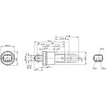 Bosch Διακόπτης πίεσης, υδραυλ. σύστ. Φρένων - 0 265 005 303