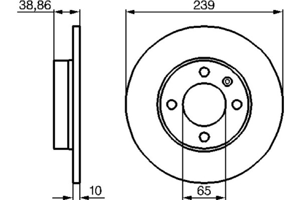 Bosch Δισκόπλακα - 0 986 478 010