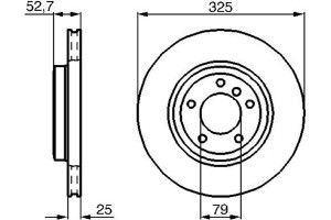 Bosch Δισκόπλακα - 0 986 478 012