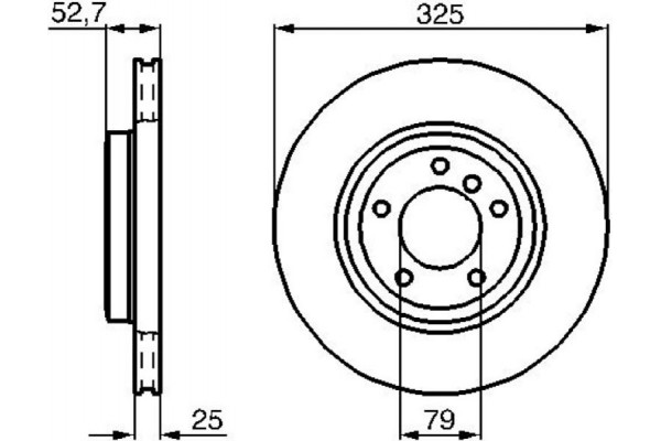 Bosch Δισκόπλακα - 0 986 478 012