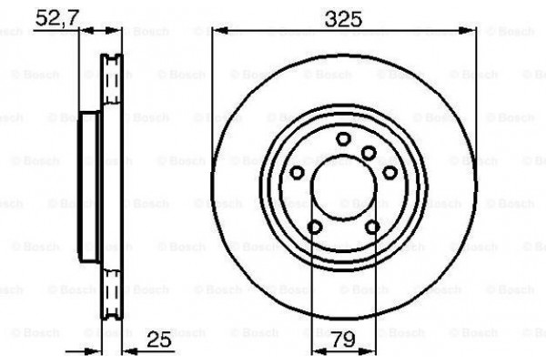 Bosch Δισκόπλακα - 0 986 478 012