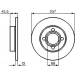 Bosch Δισκόπλακα - 0 986 478 016
