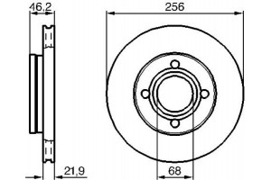 Bosch Δισκόπλακα - 0 986 478 018