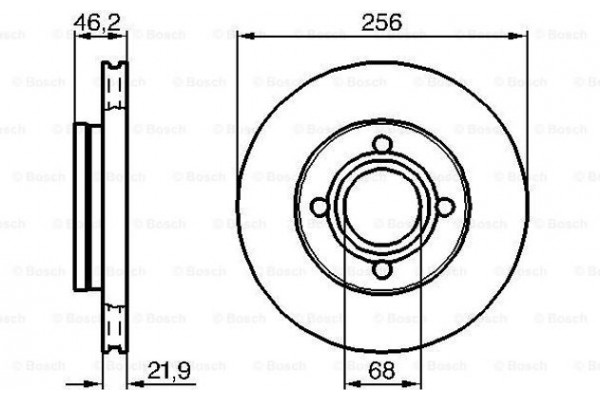 Bosch Δισκόπλακα - 0 986 478 018