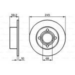 Bosch Δισκόπλακα - 0 986 478 019