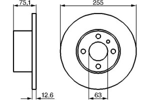 Bosch Δισκόπλακα - 0 986 478 032