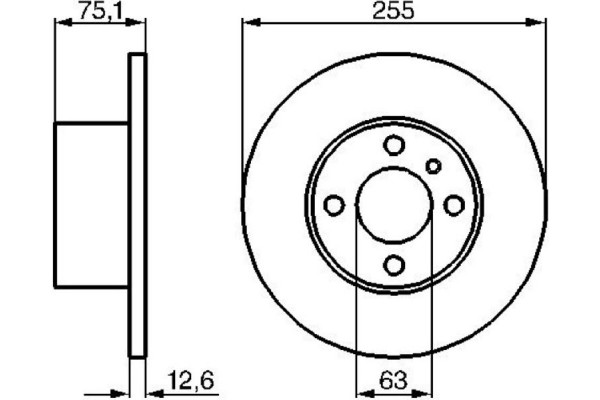 Bosch Δισκόπλακα - 0 986 478 032