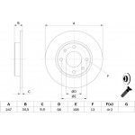 Bosch Δισκόπλακα - 0 986 478 046