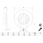 Bosch Δισκόπλακα - 0 986 478 081