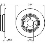 Bosch Δισκόπλακα - 0 986 478 095 Bosch Δισκόπλακα - 0 986 478 095