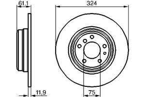 Bosch Δισκόπλακα - 0 986 478 095