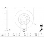 Bosch Δισκόπλακα - 0 986 478 105
