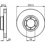 Bosch Δισκόπλακα - 0 986 478 113