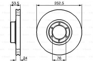 Bosch Δισκόπλακα - 0 986 478 113