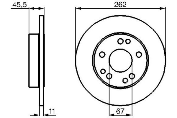Bosch Δισκόπλακα - 0 986 478 114