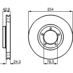Bosch Δισκόπλακα - 0 986 478 160