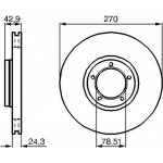 Bosch Δισκόπλακα - 0 986 478 166