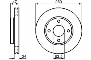 Bosch Δισκόπλακα - 0 986 478 170