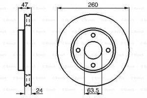 Bosch Δισκόπλακα - 0 986 478 170
