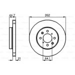 Bosch Δισκόπλακα - 0 986 479 B23