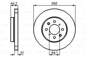 Bosch Δισκόπλακα - 0 986 479 B23