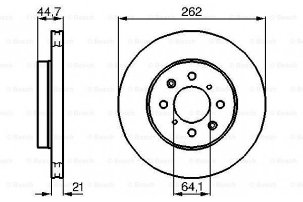 Bosch Δισκόπλακα - 0 986 479 B23