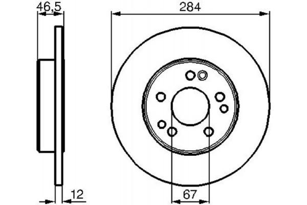 Bosch Δισκόπλακα - 0 986 478 187
