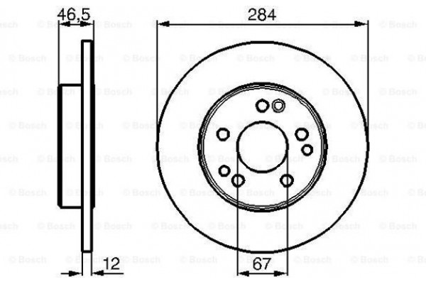 Bosch Δισκόπλακα - 0 986 478 187