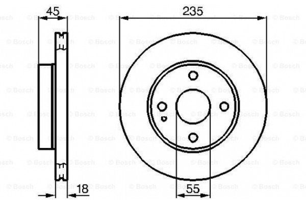 Bosch Δισκόπλακα - 0 986 478 241