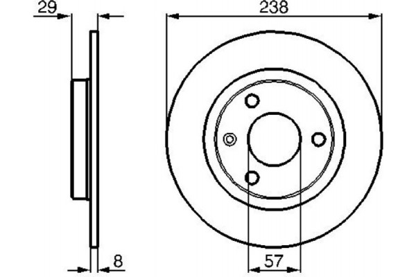Bosch Δισκόπλακα - 0 986 478 246