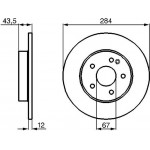 Bosch Δισκόπλακα - 0 986 478 262