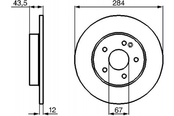 Bosch Δισκόπλακα - 0 986 478 262
