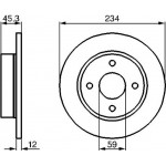 Bosch Δισκόπλακα - 0 986 478 288