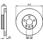 Bosch Δισκόπλακα - 0 986 478 296