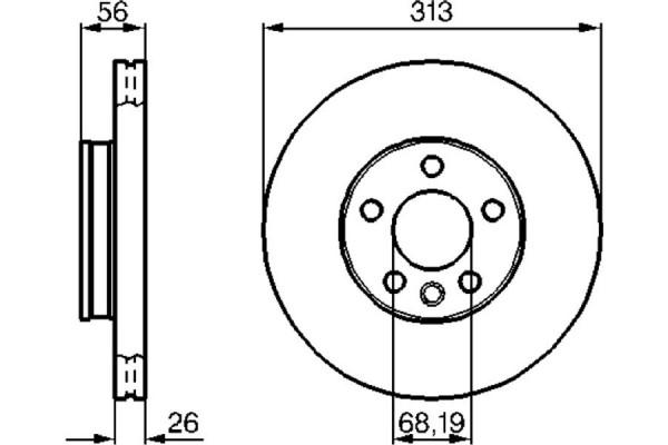 Bosch Δισκόπλακα - 0 986 478 296