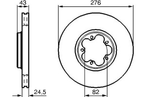 Bosch Δισκόπλακα - 0 986 478 299