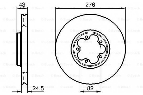 Bosch Δισκόπλακα - 0 986 478 299