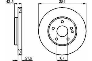 Bosch Δισκόπλακα - 0 986 478 301