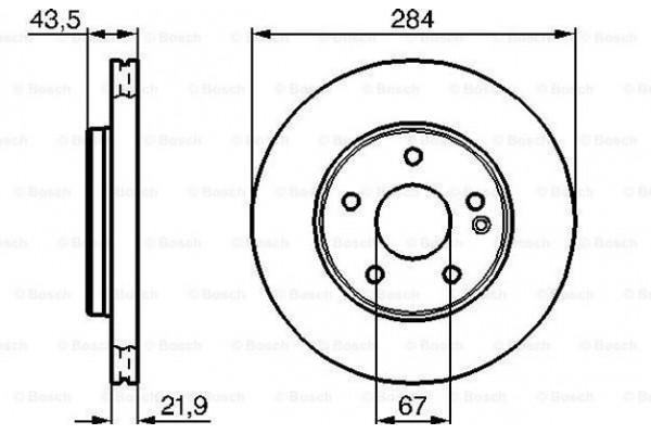 Bosch Δισκόπλακα - 0 986 478 301