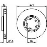 Bosch Δισκόπλακα - 0 986 478 303