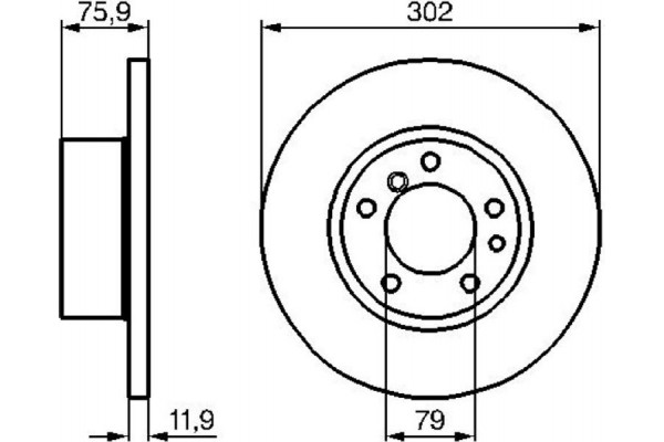 Bosch Δισκόπλακα - 0 986 478 319
