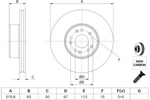 Bosch Δισκόπλακα - 0 986 478 327