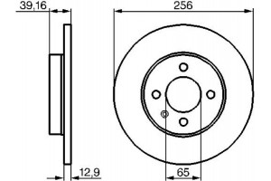 Bosch Δισκόπλακα - 0 986 478 329
