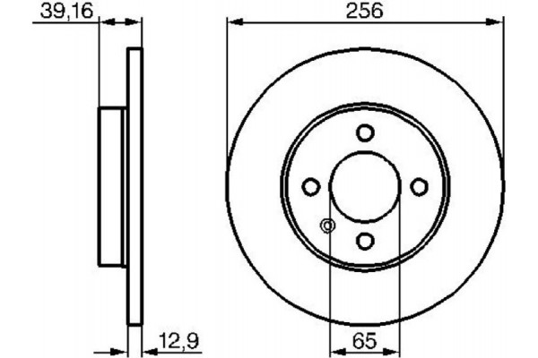 Bosch Δισκόπλακα - 0 986 478 329